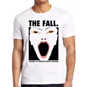 The Fall There's A Ghost In My Punk Rock Retro Music Gift Top Tee T Shirt